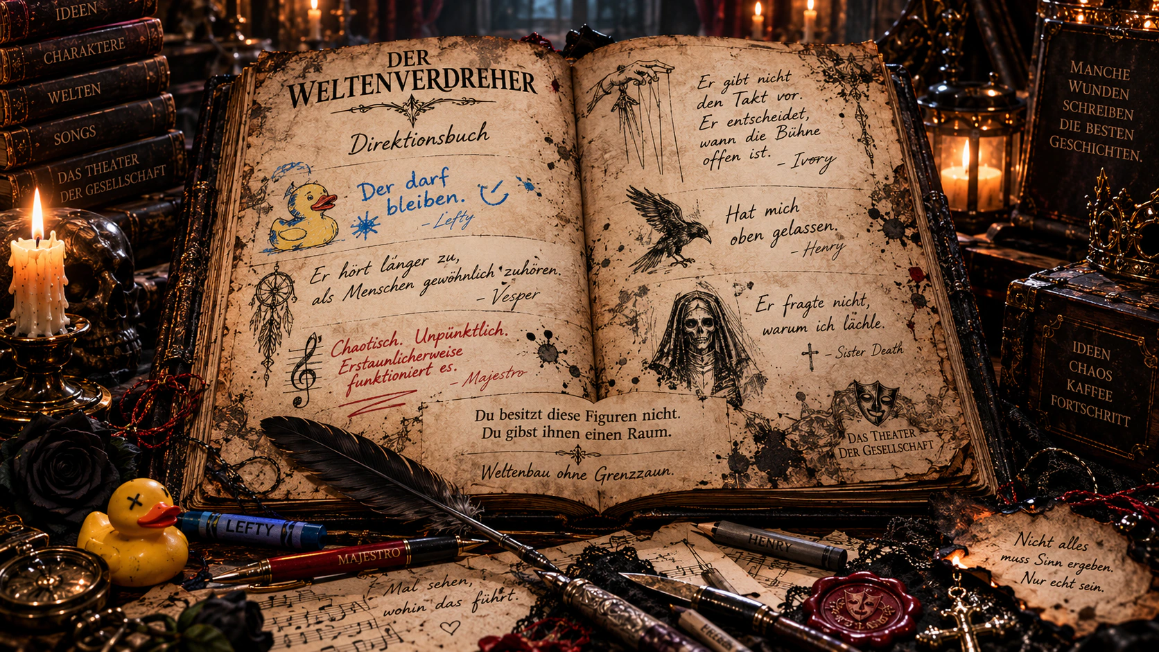 Illustrierte Biografie von Der Weltenverdreher: Das Direktionsbuch